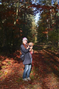 Anna and I autumn fall